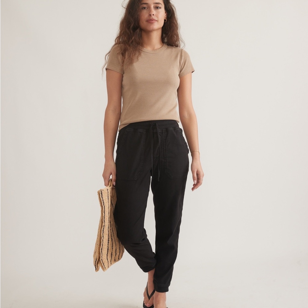 Marine Layer Black Luna Joggers